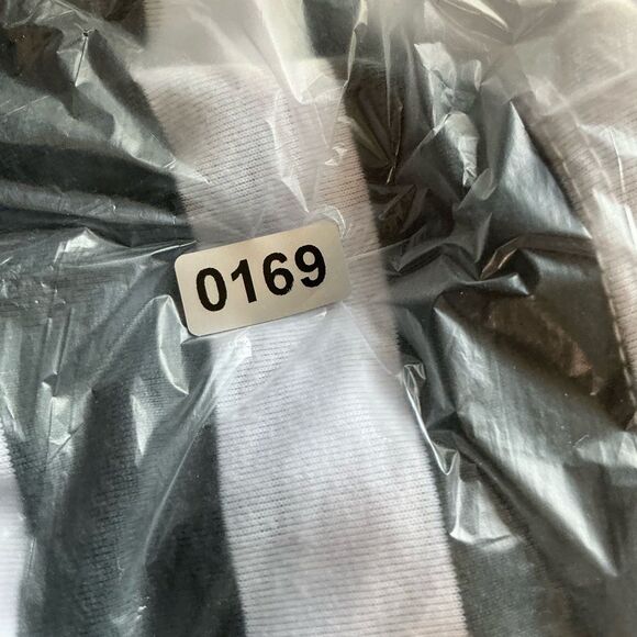 Michael Kors Black and White Striped Tee size small - Picture 10 of 11